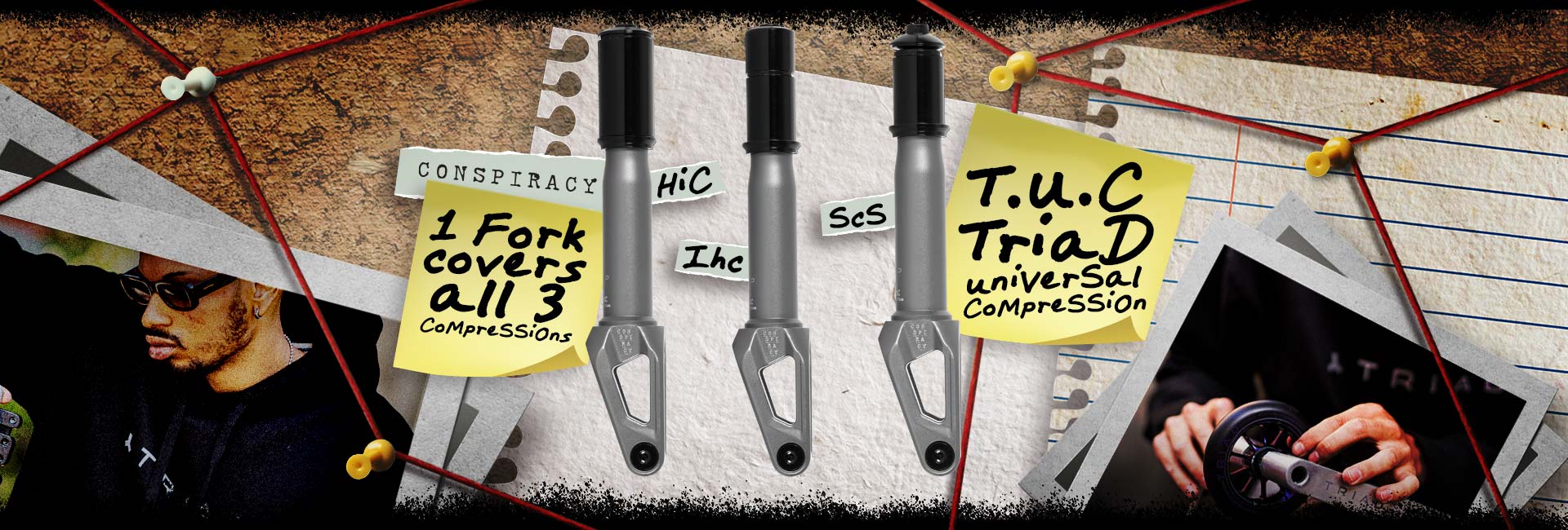 TUC Fork Triad Scooters